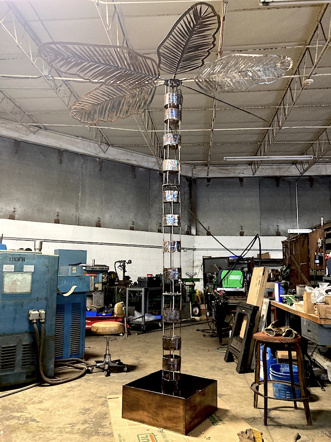 Giant Palm Tree in Studio